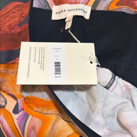 Mara Hoffman Yara Strapless Dress , Multi - Picture 10 of 14